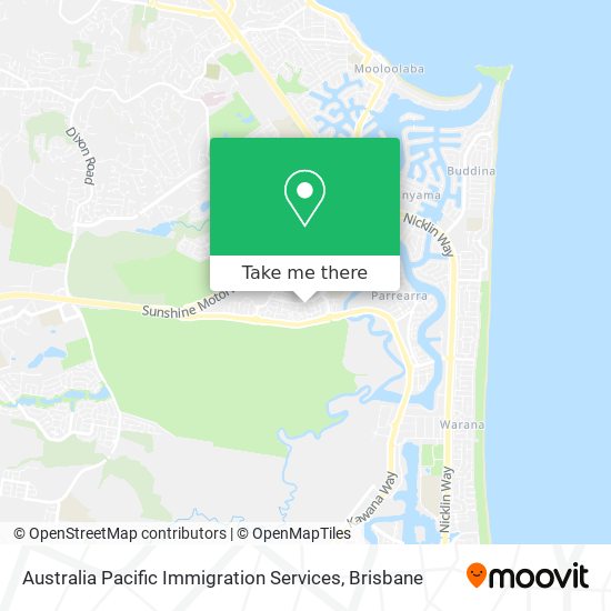 Australia Pacific Immigration Services map