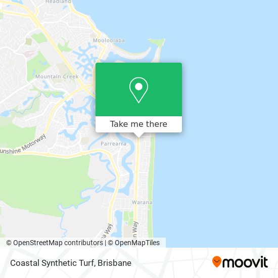 Coastal Synthetic Turf map