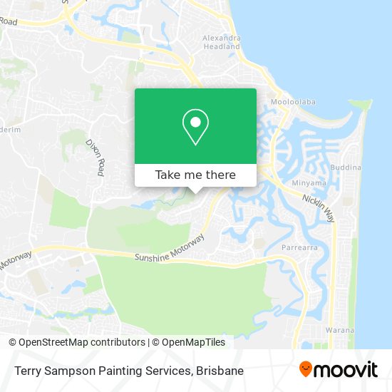 Terry Sampson Painting Services map