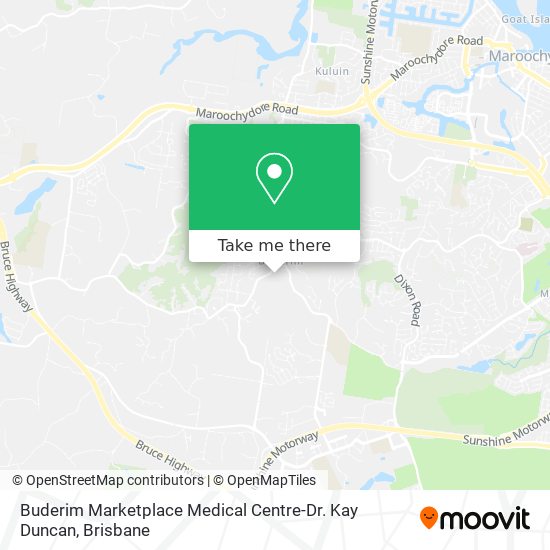 Buderim Marketplace Medical Centre-Dr. Kay Duncan map