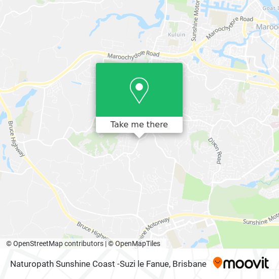 Naturopath Sunshine Coast -Suzi le Fanue map
