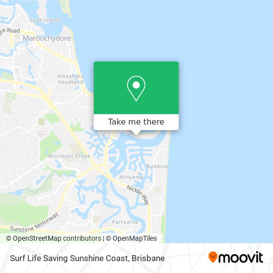 Surf Life Saving Sunshine Coast map