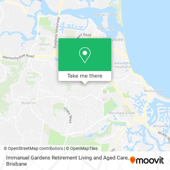 Immanuel Gardens Retirement Living and Aged Care map
