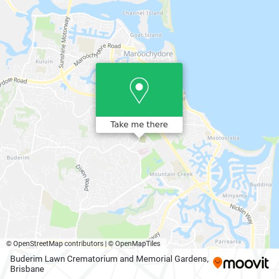 Buderim Lawn Crematorium and Memorial Gardens map