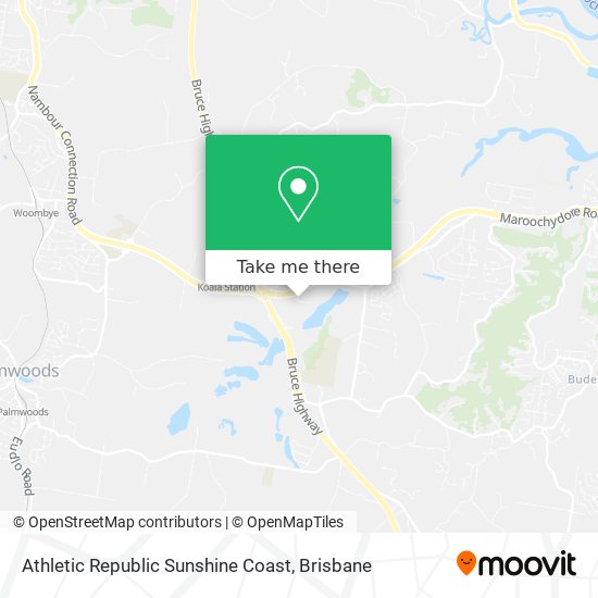 Athletic Republic Sunshine Coast map