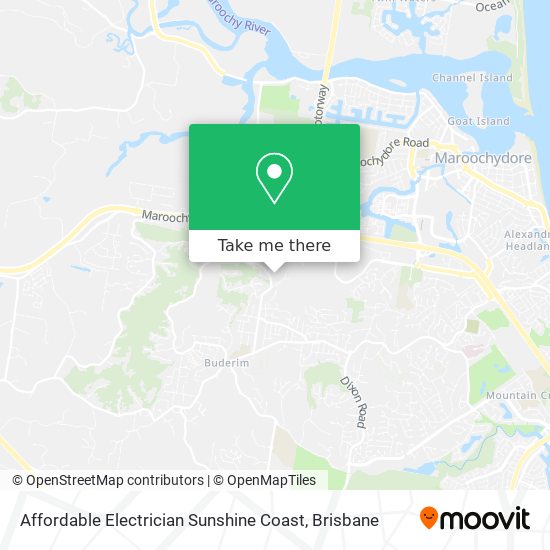 Affordable Electrician Sunshine Coast map