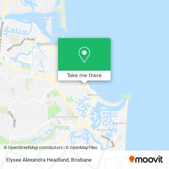 Elysee Alexandra Headland map