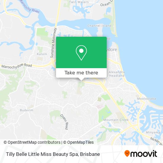 Tilly Belle Little Miss Beauty Spa map