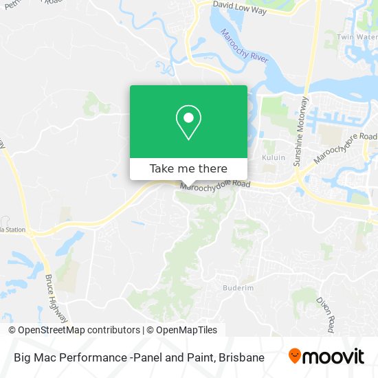 Big Mac Performance -Panel and Paint map