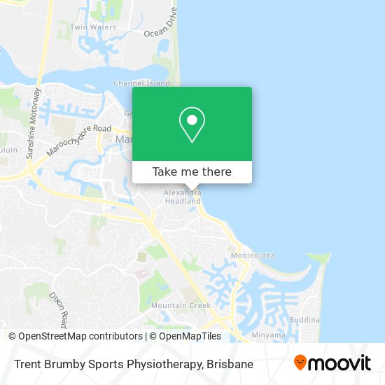 Trent Brumby Sports Physiotherapy map