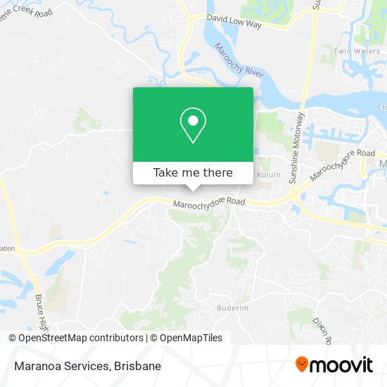 Maranoa Services map