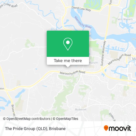 Mapa The Pride Group (QLD)