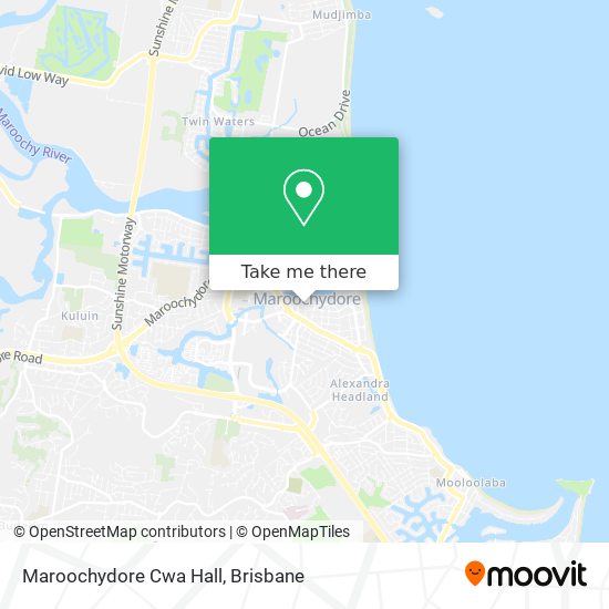 Maroochydore Cwa Hall map