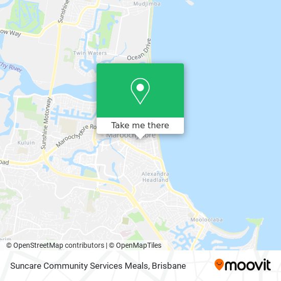 Suncare Community Services Meals map