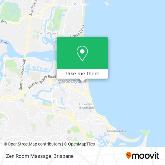 Zen Room Massage map