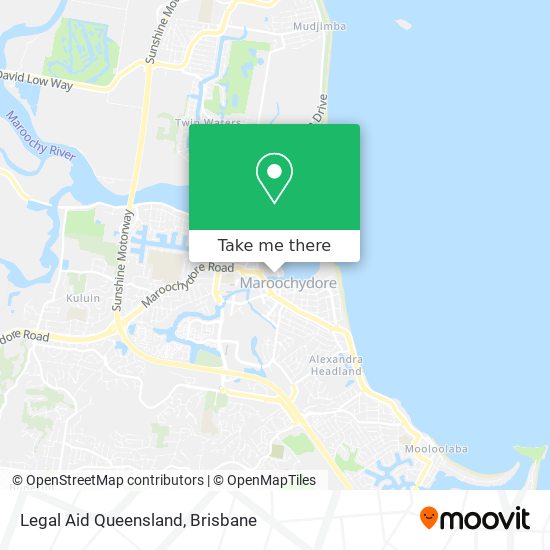Legal Aid Queensland map