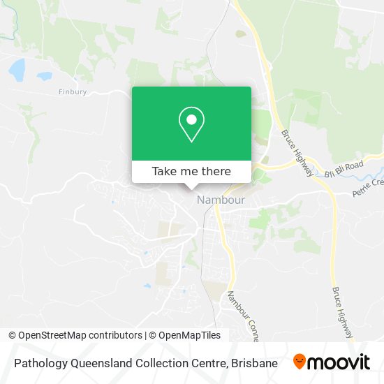 Pathology Queensland Collection Centre map