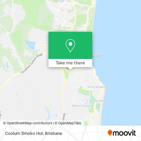 Coolum Smoko Hut map