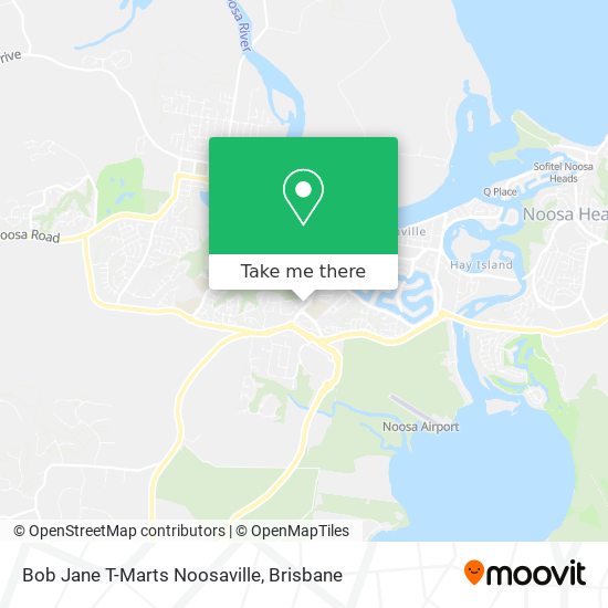 Mapa Bob Jane T-Marts Noosaville