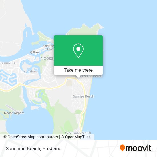 Sunshine Beach map