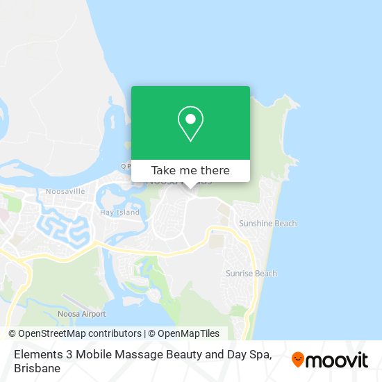 Elements 3 Mobile Massage Beauty and Day Spa map