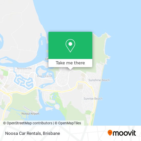 Noosa Car Rentals map