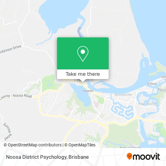 Mapa Noosa District Psychology