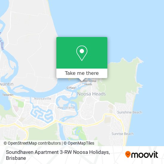 Soundhaven Apartment 3-RW Noosa Holidays map