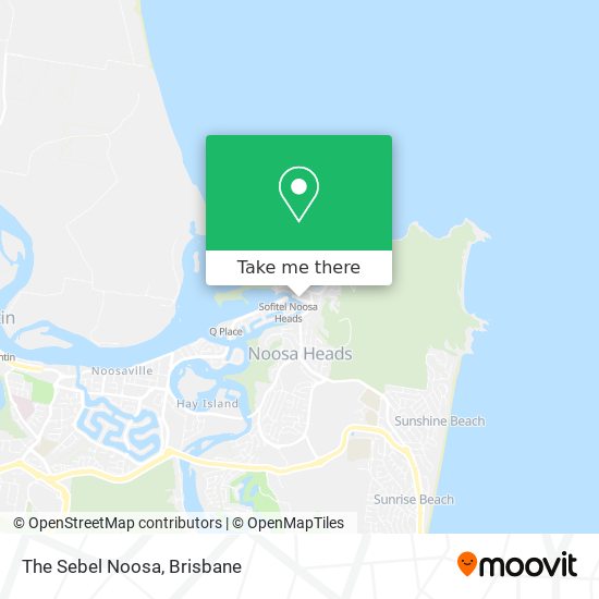 Mapa The Sebel Noosa