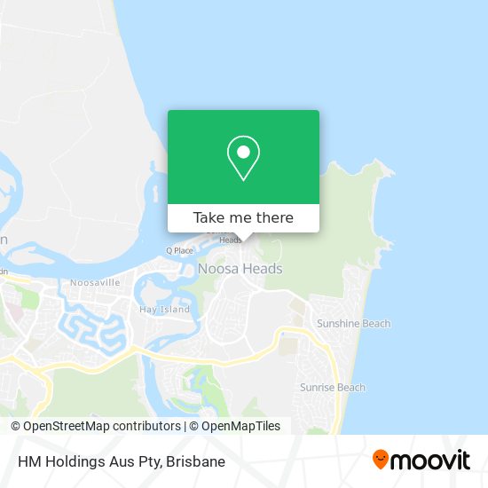HM Holdings Aus Pty map