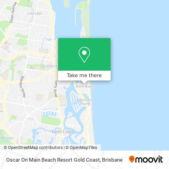 Mapa Oscar On Main Beach Resort Gold Coast