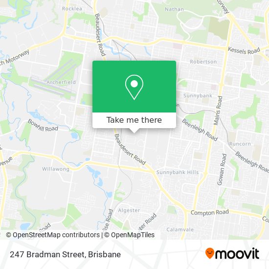 247 Bradman Street map