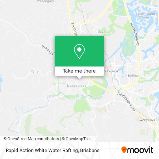 Rapid Action White Water Rafting map