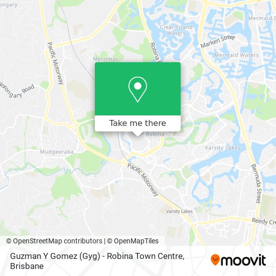 Guzman Y Gomez (Gyg) - Robina Town Centre map