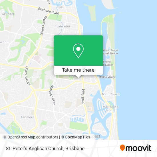 St. Peter's Anglican Church map