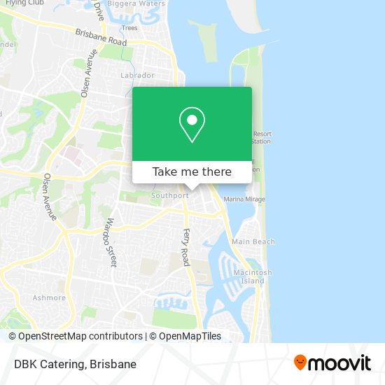 DBK Catering map