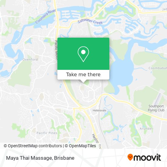 Maya Thai Massage map