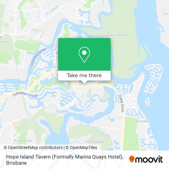 Hope Island Tavern (Formally Marina Quays Hotel) map