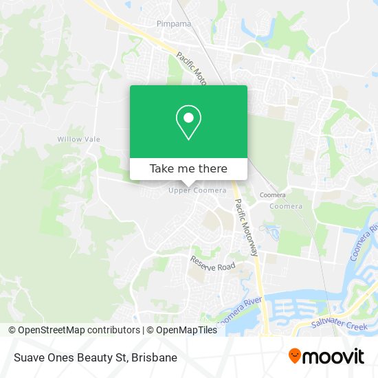 Suave Ones Beauty St map