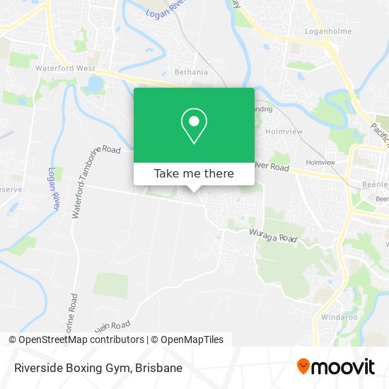 Riverside Boxing Gym map