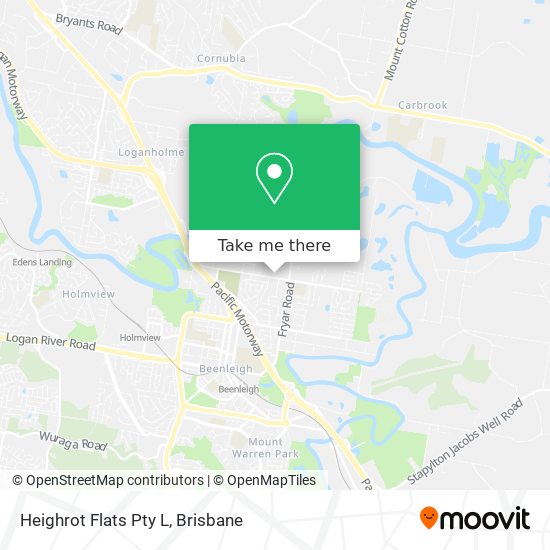 Heighrot Flats Pty L map