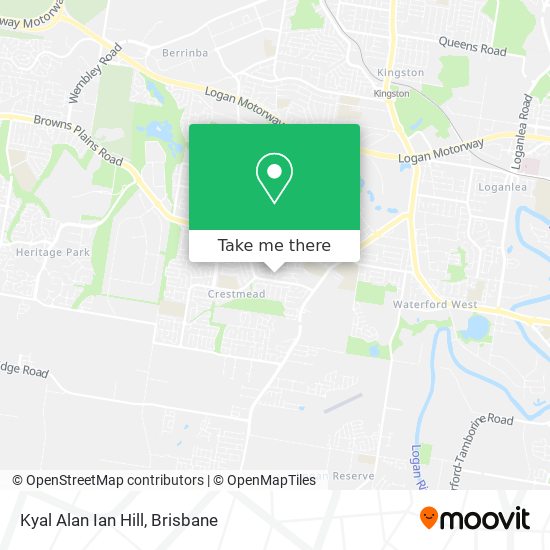 Kyal Alan Ian Hill map