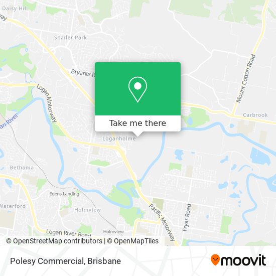Polesy Commercial map