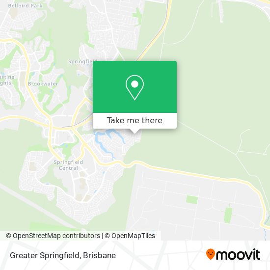 Greater Springfield map