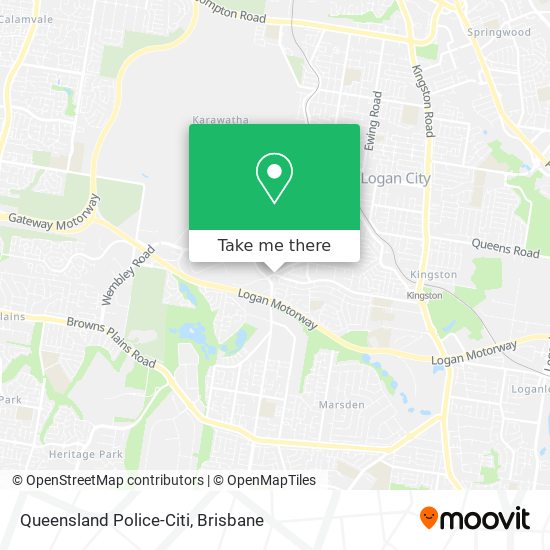 Queensland Police-Citi map
