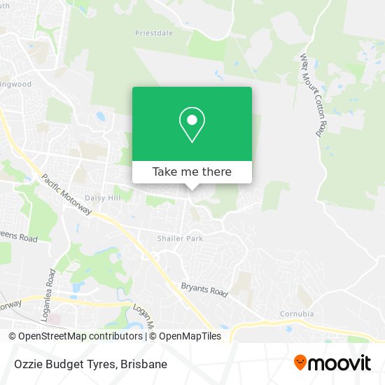 Ozzie Budget Tyres map