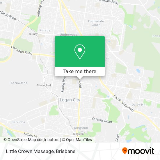 Little Crown Massage map