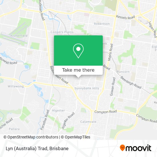 Lyn (Australia) Trad map