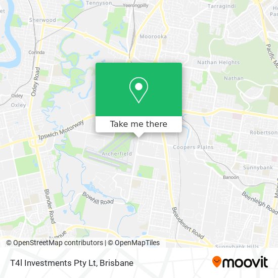 T4l Investments Pty Lt map