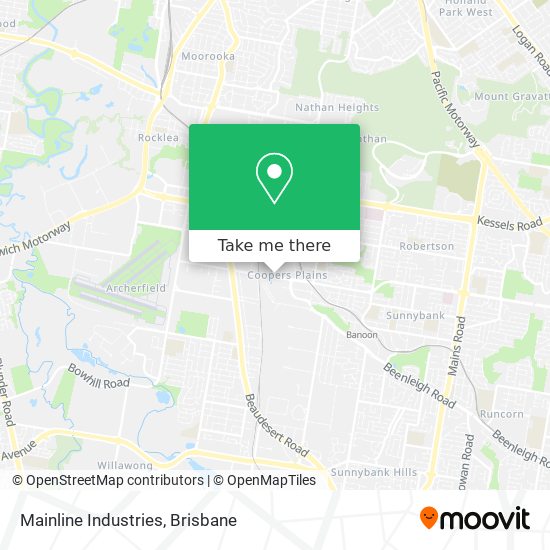 Mainline Industries map